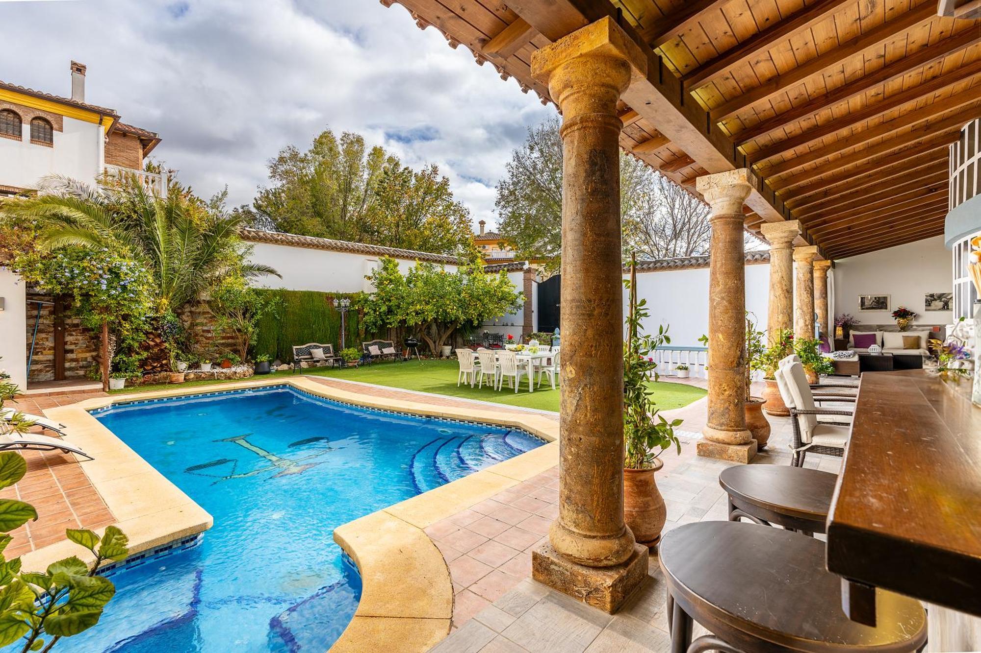 Illora Casa De Amigos La Latina Con Piscina, Chimenea Y Barbacoaヴィラ エクステリア 写真