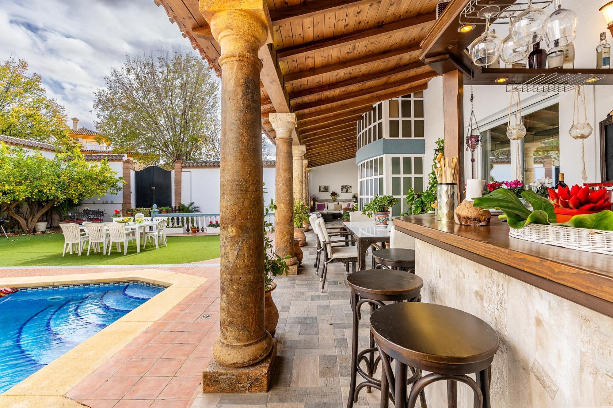 Illora Casa De Amigos La Latina Con Piscina, Chimenea Y Barbacoaヴィラ エクステリア 写真